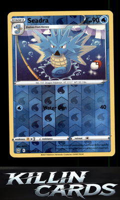 Reverse Holofoil Seadra 032/163 Pokemon Uncommon SWSH05: Battle Styles Card NM