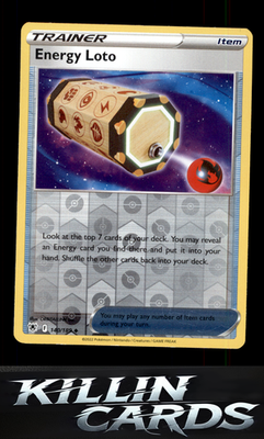 Reverse Holofoil Energy Loto 140/189 Pokemon Uncommon SWSH10: Astral Radiance Ca