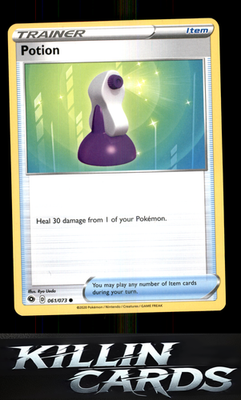 Potion 61/73 Pokemon Common Champion's Path Card NM