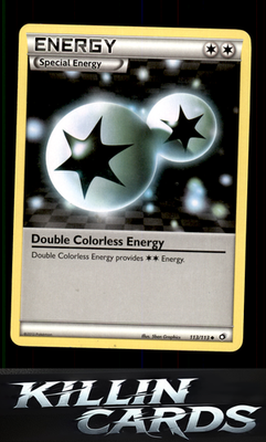 Double Colorless Energy 113/113 Pokemon Uncommon Legendary Treasures Card NM