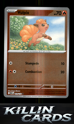 Reverse Holofoil Vulpix - 019/132 019/132 Pokemon Common ME01: Mega Evolution Ca
