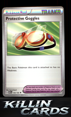 Protective Goggles 164/165 Pokemon Uncommon SV: Scarlet & Violet 151 Card NM