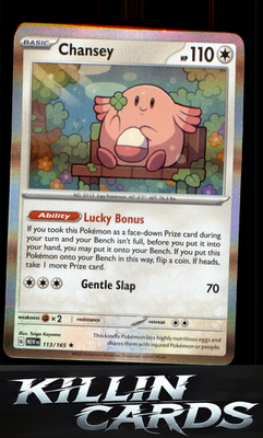 Chansey 113/165 Pokemon Rare SV: Scarlet & Violet 151 Card NM