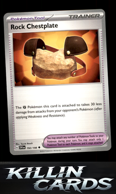 Rock Chestplate 192/198 Pokemon Uncommon SV01: Scarlet & Violet Base Set Card NM