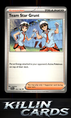 Team Star Grunt - 195/198 195/198 Pokemon Uncommon SV01: Scarlet & Violet Base S