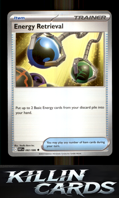Energy Retrieval 082/086 Pokemon Uncommon SV: White Flare Card NM
