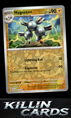 Reverse Holofoil Magneton 064/198 Pokemon Common SV01: Scarlet & Violet Base Set