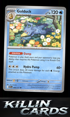 Golduck 040/217 Pokemon Uncommon ME: Ascended Heroes Card NM
