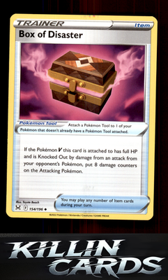 Box of Disaster 154/196 Pokemon Uncommon SWSH11: Lost Origin Card NM