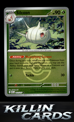 Reverse Holofoil Silcoon (Love Ball) 012/217 Pokemon Common ME: Ascended Heroes