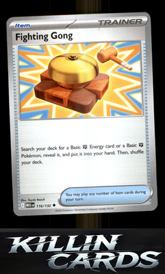 Fighting Gong - 116/132 116/132 Pokemon Uncommon ME01: Mega Evolution Card NM