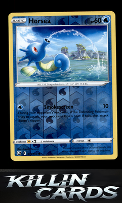 Reverse Holofoil Horsea 031/163 Pokemon Common SWSH05: Battle Styles Card NM