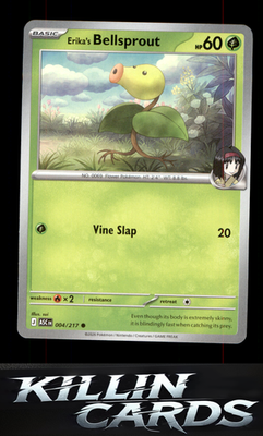 Erika's Bellsprout 004/217 Pokemon Common ME: Ascended Heroes Card NM