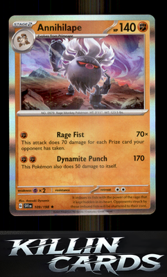 Annihilape 109/198 Pokemon Rare SV01: Scarlet & Violet Base Set Card NM
