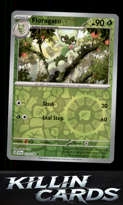 Reverse Holofoil Floragato 014/198 Pokemon Uncommon SV01: Scarlet & Violet Base