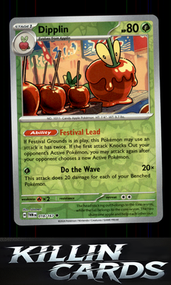 Reverse Holofoil Dipplin - 018/167 018/167 Pokemon Uncommon SV06: Twilight Masqu