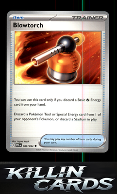 Blowtorch - 086/094 086/094 Pokemon Uncommon ME02: Phantasmal Flames Card NM