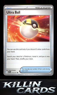 Ultra Ball - 213/217 213/217 Pokemon Common ME: Ascended Heroes Card NM
