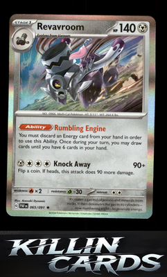 Revavroom - 065/091 065/091 Pokemon Rare SV: Paldean Fates Card NM