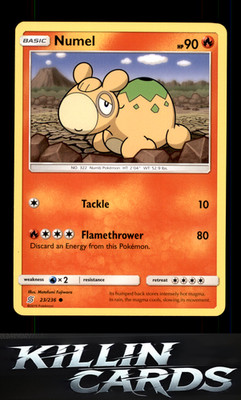 Numel 23/236 Pokemon Common SM - Unified Minds Card NM