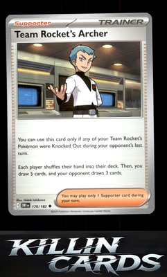 Team Rocket's Archer - 170/182 170/182 Pokemon Uncommon SV10: Destined Rivals Ca