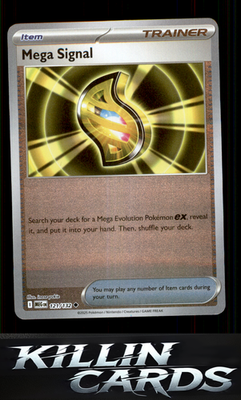 Mega Signal - 121/132 121/132 Pokemon Uncommon ME01: Mega Evolution Card NM