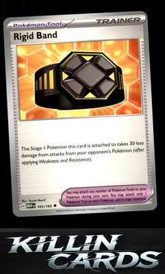 Rigid Band 165/165 Pokemon Uncommon SV: Scarlet & Violet 151 Card NM
