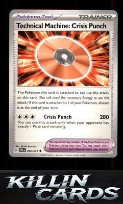Technical Machine: Crisis Punch 090/091 Pokemon Uncommon SV: Paldean Fates Card