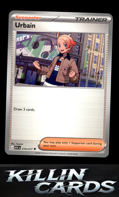 Urbain 214/217 Pokemon Uncommon ME: Ascended Heroes Card NM