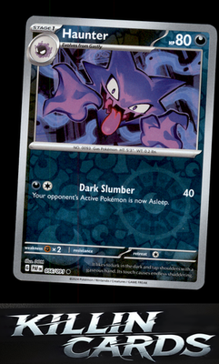 Reverse Holofoil Haunter 056/091 Pokemon Common SV: Paldean Fates Card NM