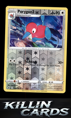 Reverse Holofoil Porygon2 117/198 Pokemon Uncommon SWSH06: Chilling Reign Card N