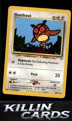 Hoothoot 060/111 Pokemon Common Neo Genesis Card LP