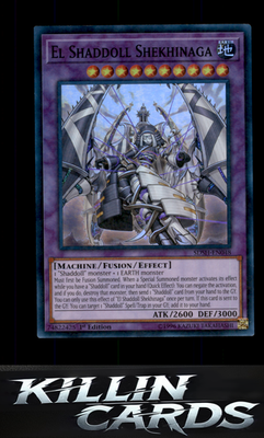 1st Edition El Shaddoll Shekhinaga SDSH-EN048 YuGiOh Super Rare Structure Deck: