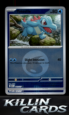 Reverse Holofoil Totodile (Energy Symbol Pattern) 041/217 Pokemon Common ME: Asc