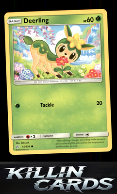 Deerling 15/236 Pokemon Common SM - Cosmic Eclipse Card NM