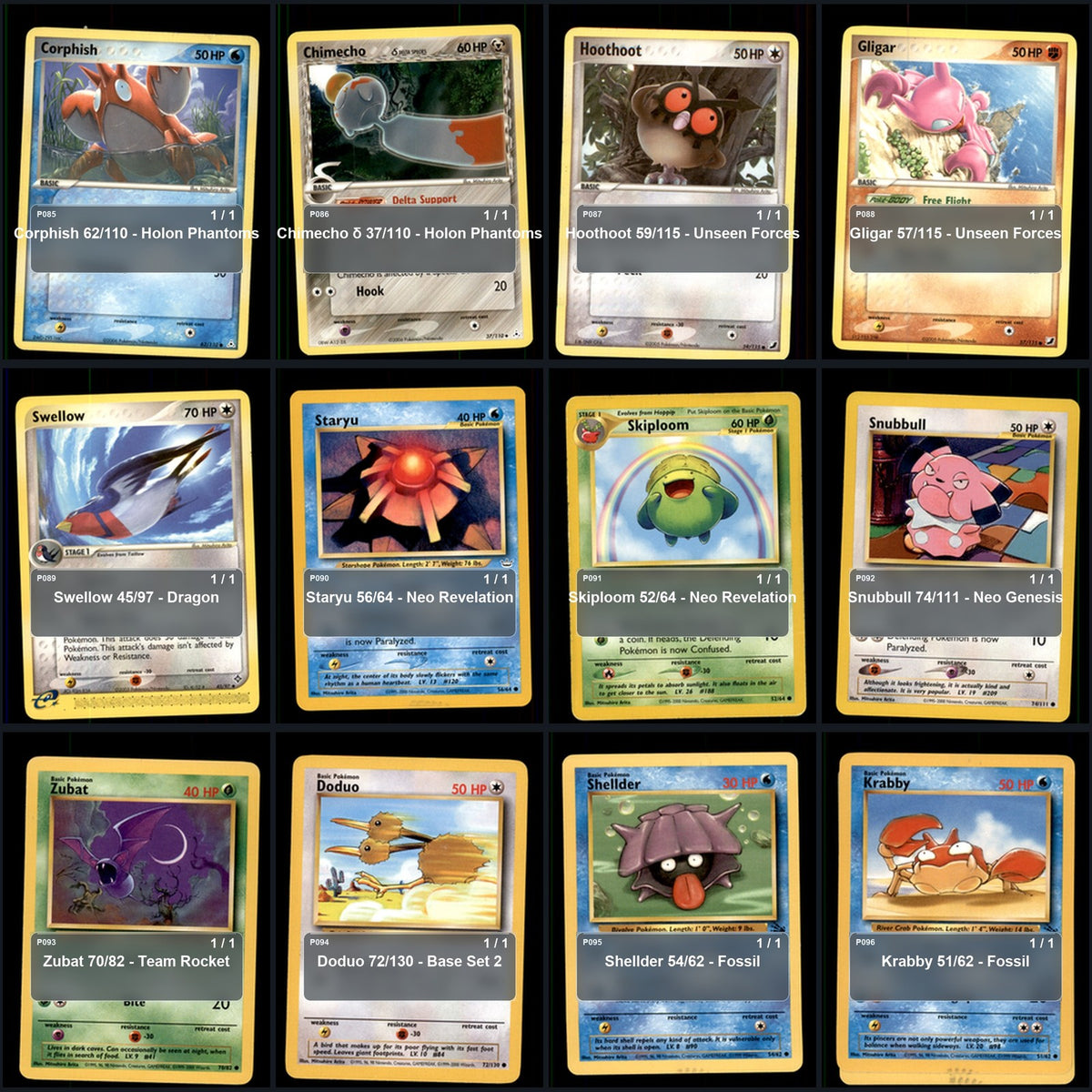 Pokemon TCG Mitsuhiro Arita Artist Collection 118 Cards Lot
