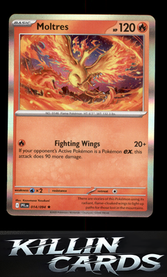 Moltres 014/094 Pokemon Rare ME02: Phantasmal Flames Card NM
