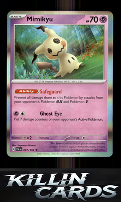 Mimikyu 097/193 Pokemon Rare SV02: Paldea Evolved Card NM