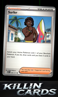 Surfer - 200/217 200/217 Pokemon Common ME: Ascended Heroes Card NM