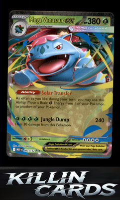 Mega Venusaur ex - 003/132 003/132 Pokemon Double Rare ME01: Mega Evolution Card