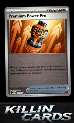 Reverse Holofoil Premium Power Pro - 124/132 124/132 Pokemon Uncommon ME01: Mega