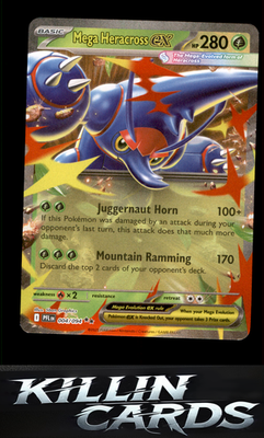 Mega Heracross ex - 004/094 004/094 Pokemon Double Rare ME02: Phantasmal Flames