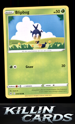 Blipbug 018/196 Pokemon Common SWSH11: Lost Origin Card NM