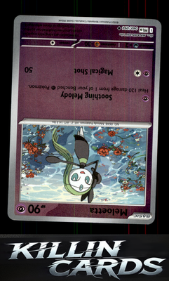 Reverse Holofoil Meloetta 040/094 Pokemon Uncommon ME02: Phantasmal Flames Card