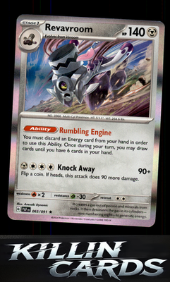 Revavroom - 065/091 065/091 Pokemon Rare SV: Paldean Fates Card NM