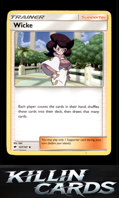 Wicke 127/147 Pokemon Uncommon SM - Burning Shadows Card NM