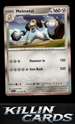 Melmetal 117/162 Pokemon Rare SV05: Temporal Forces Card NM