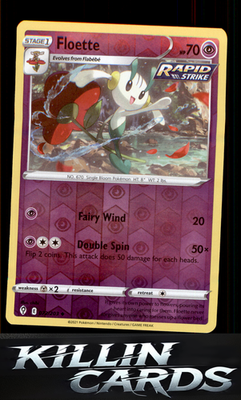 Reverse Holofoil Floette 072/203 Pokemon Uncommon SWSH07: Evolving Skies Card NM