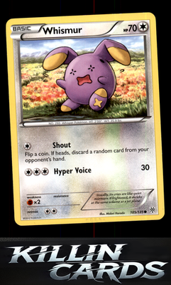 Whismur 105/135 Pokemon Common Plasma Storm Card NM