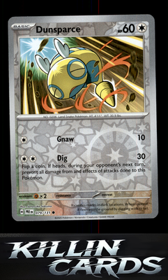 Reverse Holofoil Dunsparce 079/131 Pokemon Common SV: Prismatic Evolutions Card